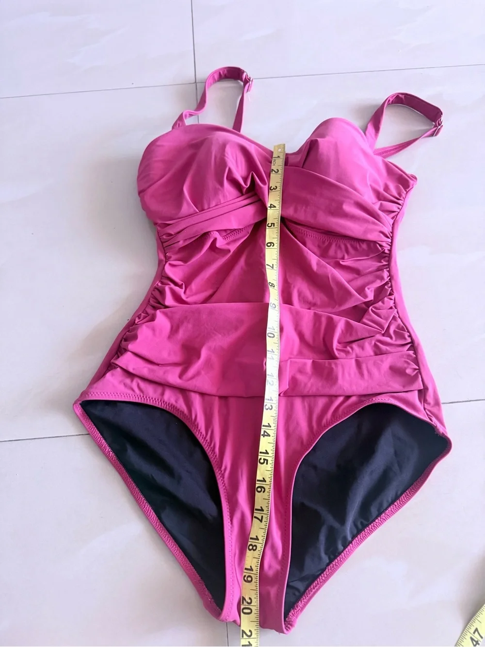 Gottex Hot Pink Twist-Front One-Piece Swimsuit